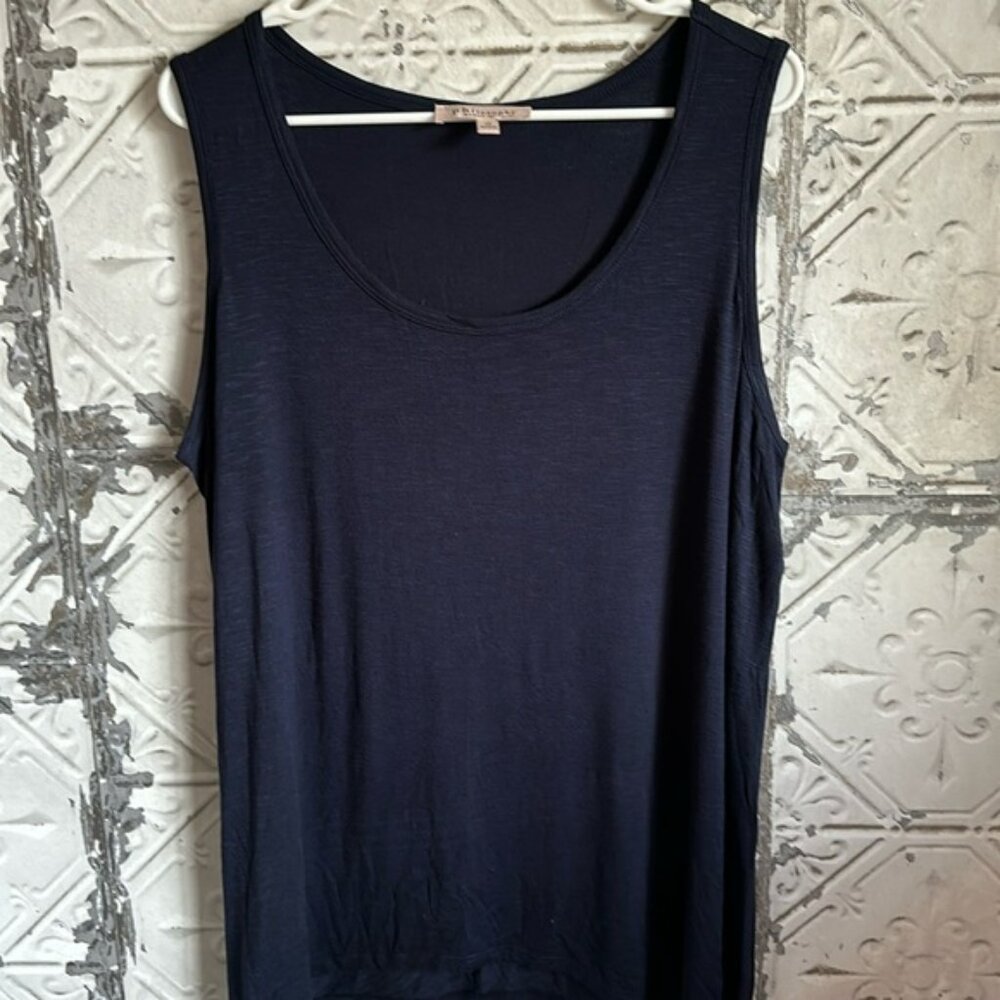 Philosophy dark blue soft tank